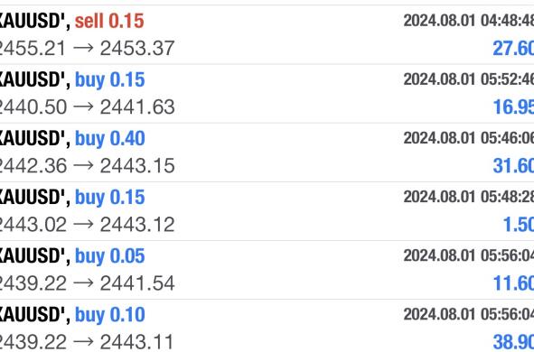 Steady trader Timberwolves, made a 10% profit on gold trading in July