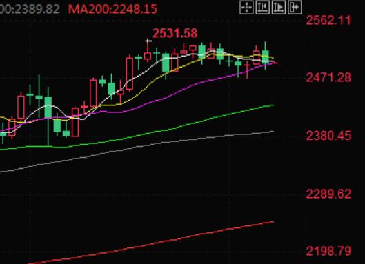 Gold trading analysis: The rebound of the US dollar has caused the gold price to fall below the 2500 mark, and this week it will welcome the US CPI